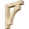 Ekena Millwork Westlake Block Rough Sawn Bracket w/ Offset Brace, Douglas Fir, 8"W x 38"D x 44"H BKT0806X38X44WTL05RDF - alternate 1
